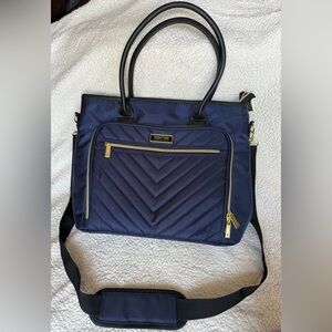 Kenneth Cole REACTION Chelsea Quilted Chevron 15" Laptop & Tablet Business Tote